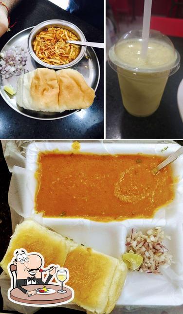 Surya's Pav Bhaji King is distinguished by food and beverage