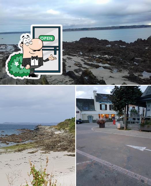 Vous pouvez prendre un bol d'air frais dans l'espace ouvert de Chez P'ti Anne