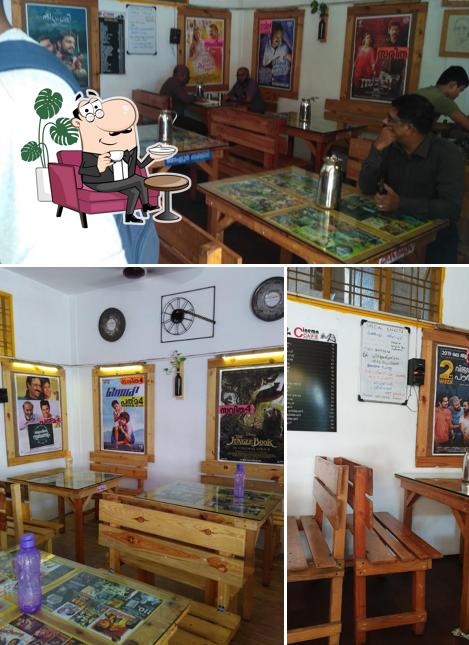 The interior of Cinema Cafe