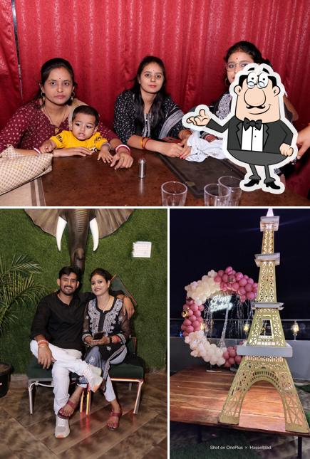 The image of interior and beverage at Drink & Dine Restaurant