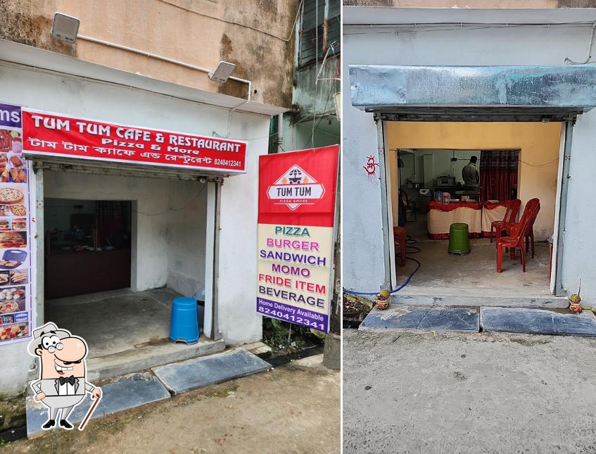 The exterior of Tum Tum Cafe and Restaurant