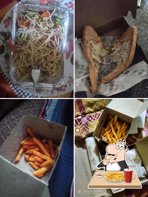 French fries at Sahithya Foodies