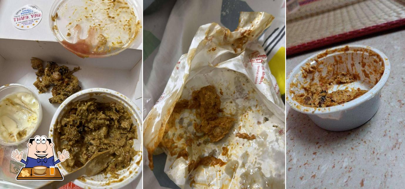 Food at The Arabian Shawarma