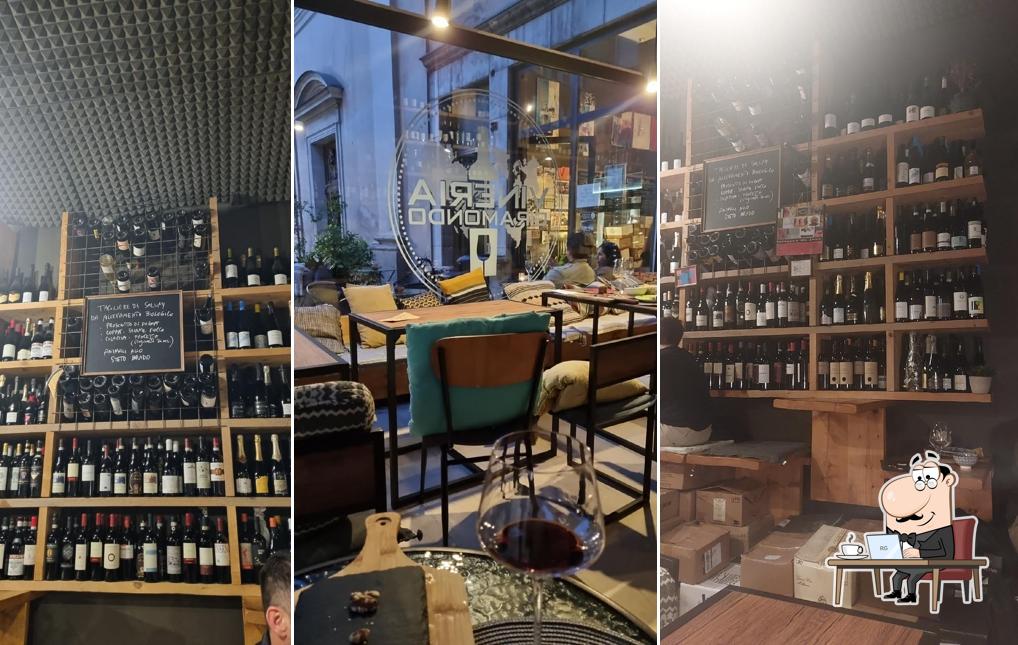 Dai un'occhiata agli interni di Vineria Giramondo