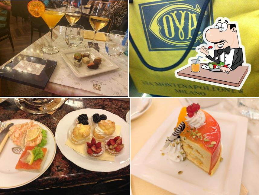 Cibo al Cova Montenapoleone