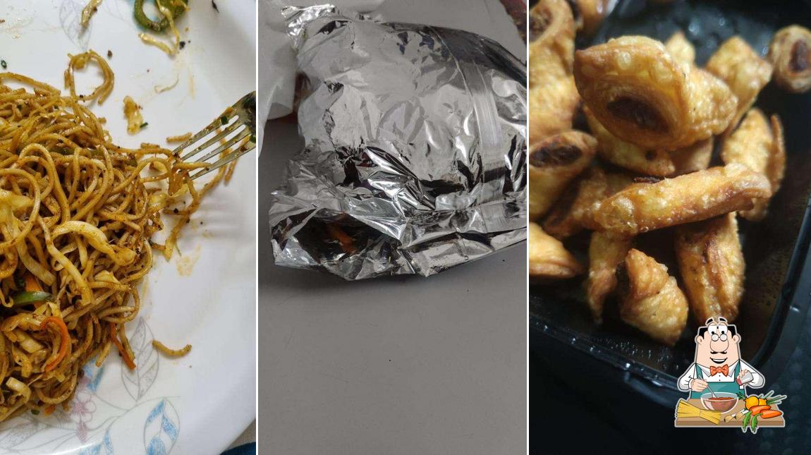 Spaghetti bolognese at Panda Xpress