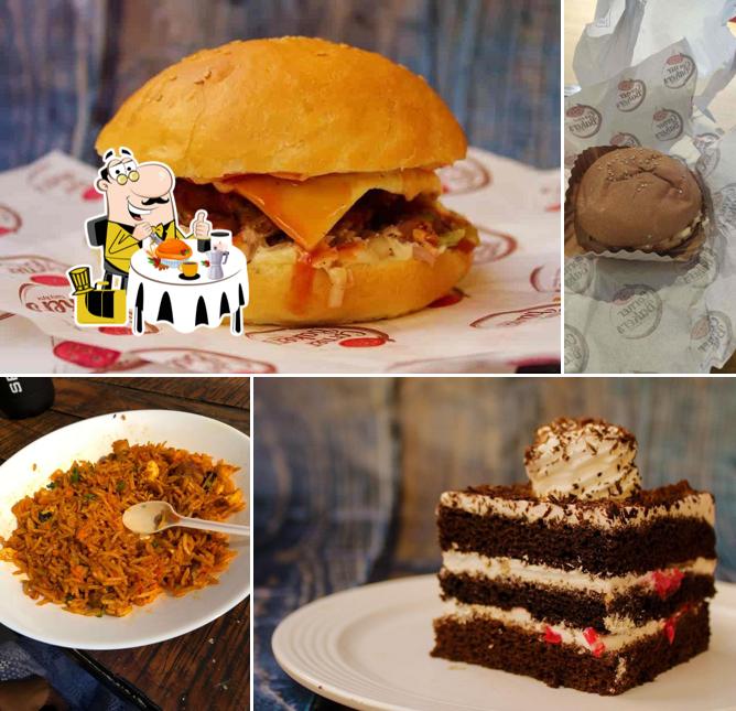 Pulled pork sandwich at Corner Bakers