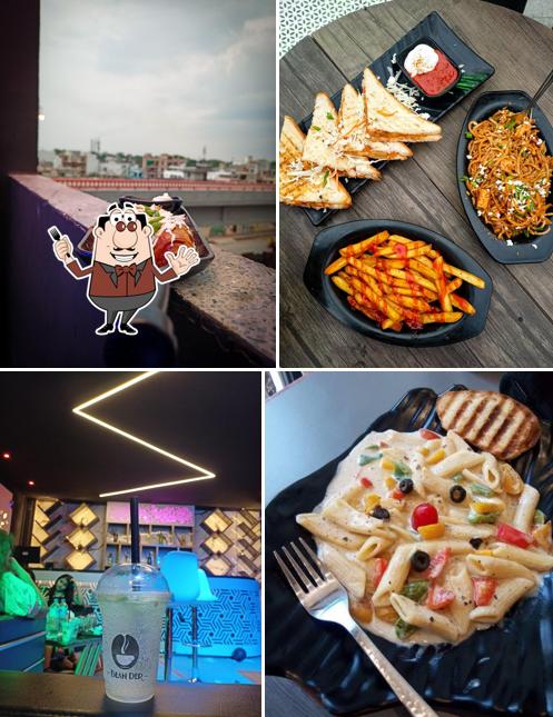 Food at Hype Rooftop Cafe Lounge