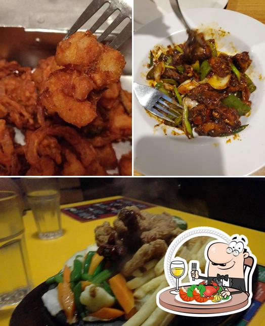 Order seafood at Pop Tate's Seven Bungalows Andheri