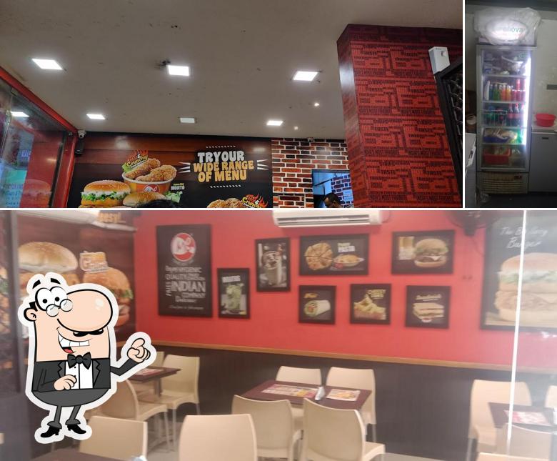 Take a seat at one of the tables at Meat & Eat