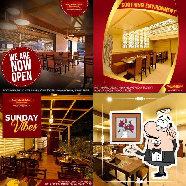 The interior of Moti mahal delux