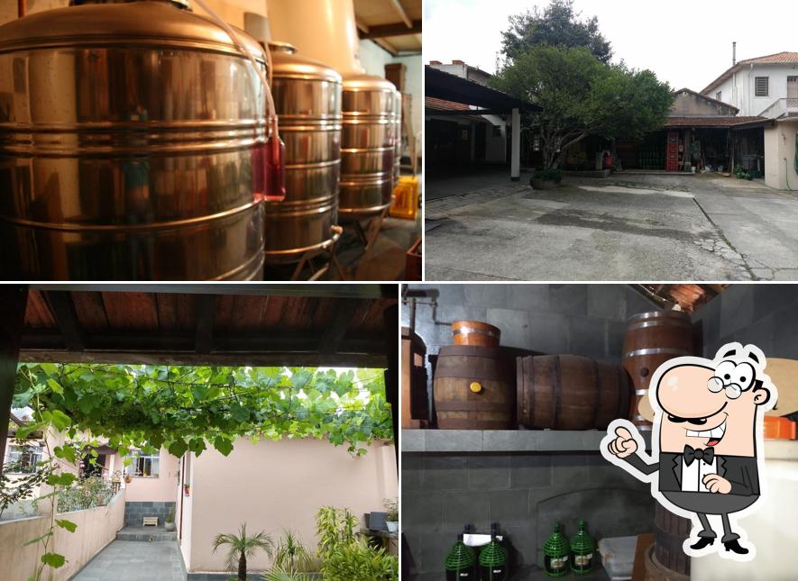 O exterior do Cantina Stella Alpina