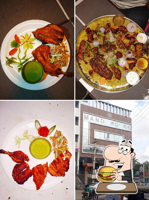 Get a burger at Arabian Mandi House