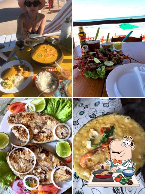 Curry de frango em Barraca Do Sérgio