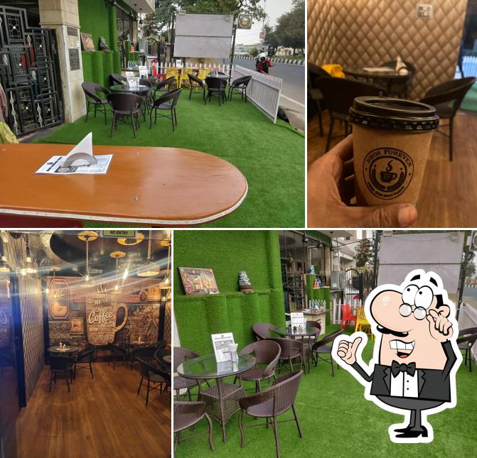 The interior of Bros Forever Cafe and Restro