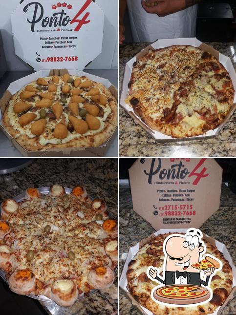 Consiga pizza no Ponto 4 - Pizzaria