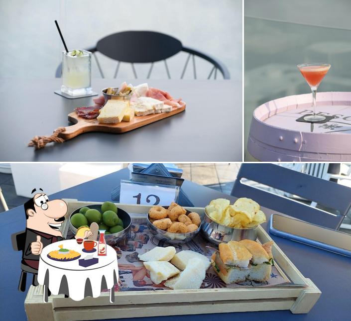 Piatto di formaggi al Roof top relax Bar Giardinetto