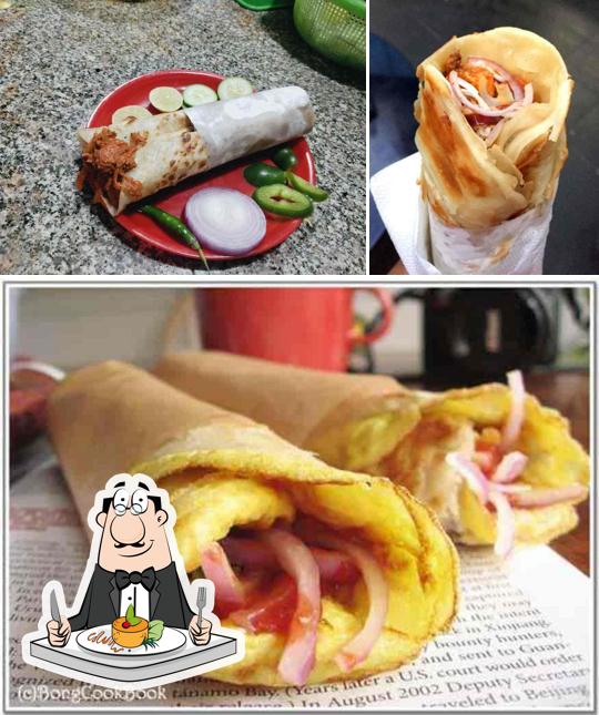 Food at Kolkata Famous Kati Roll