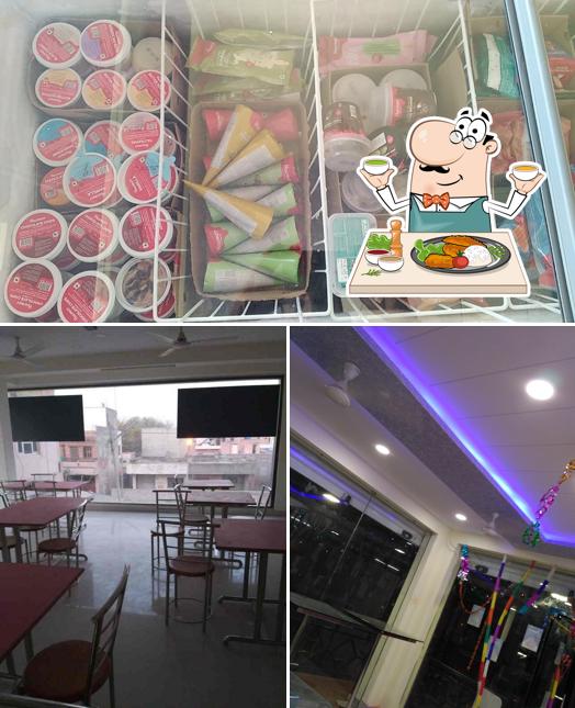 Rigveda IceCreams & Smoothies is distinguished by food and interior
