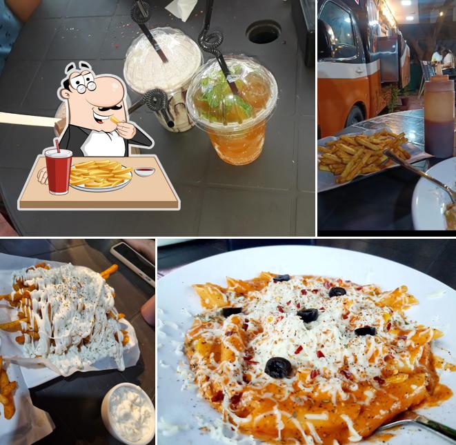 French fries at Manali Food Truck