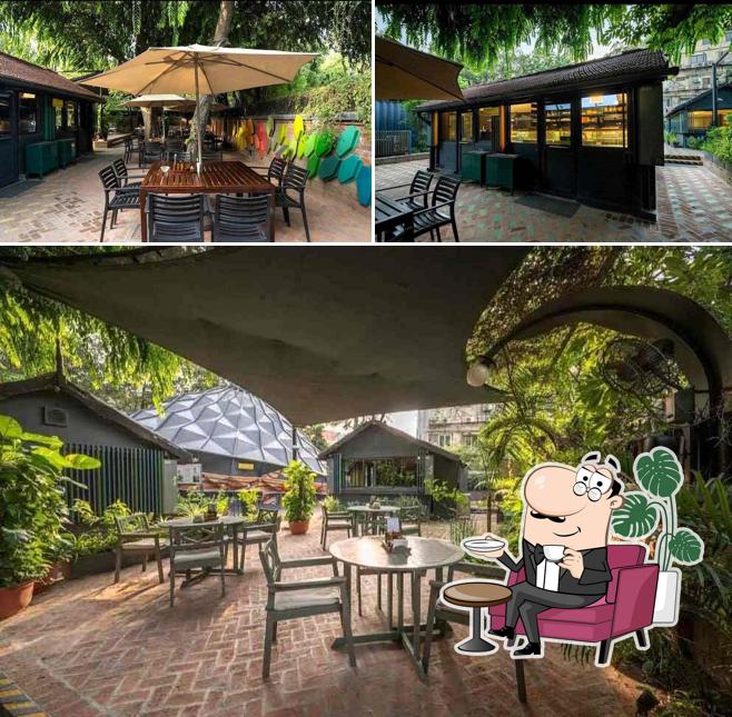 The interior of Darwin Bucky Cafe