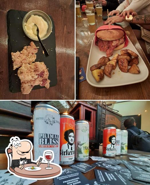 Tra le diverse cose da TAPROOM BASTIAN CONTRARIO si possono trovare la cibo e bevanda