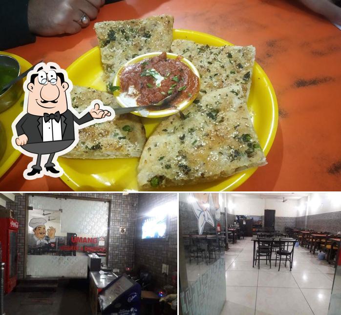Among various things one can find interior and food at Umang Juice Bar & Vaishno Bhojan Bhandar