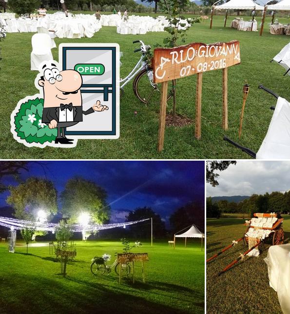 Gli esterni di Villa Giulia Padula