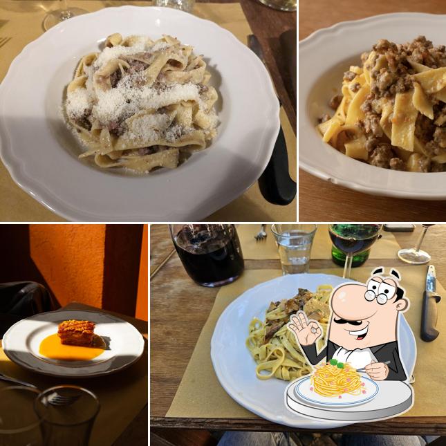 Spaghetti alla carbonara al Magnamagna Trattoria