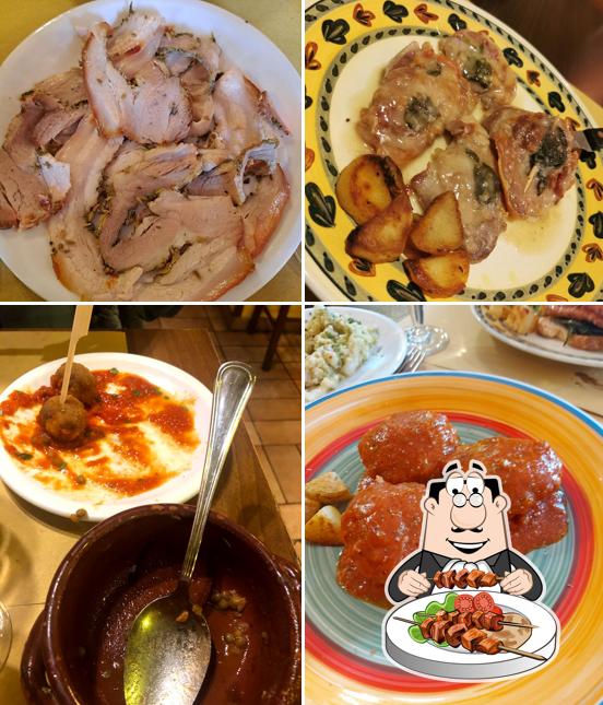 Platti al Osteria Romana Vinelli e Fornelli Roma