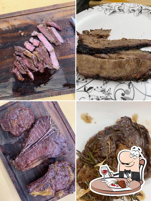 Rebbi’s House Of Barbecue serves meat dishes