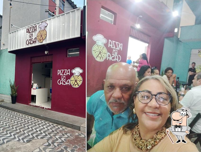 O exterior do Pizza em casa SSA