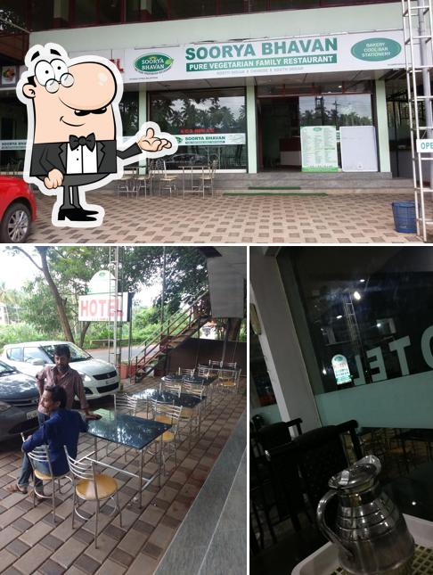 The interior of Soorya Bhavan