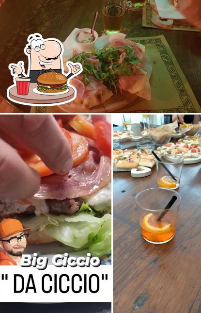 Hamburger al Osteria Paninoteca Al Corrà Da Ciccio