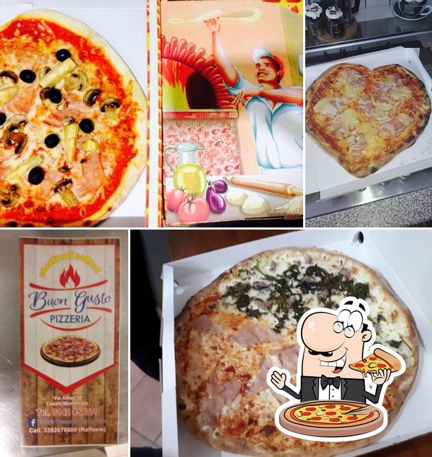 Prova una pizza a Buon Gusto Pizzeria a domicilio