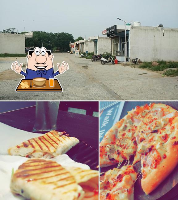 The restaurant's food and exterior