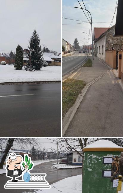 Goditi la vista dagli esterni di Caffe bar Speed