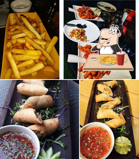 French fries at Once Upon A Terrace - OUT