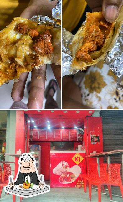 KJ Kathi Roll is distinguished by food and interior