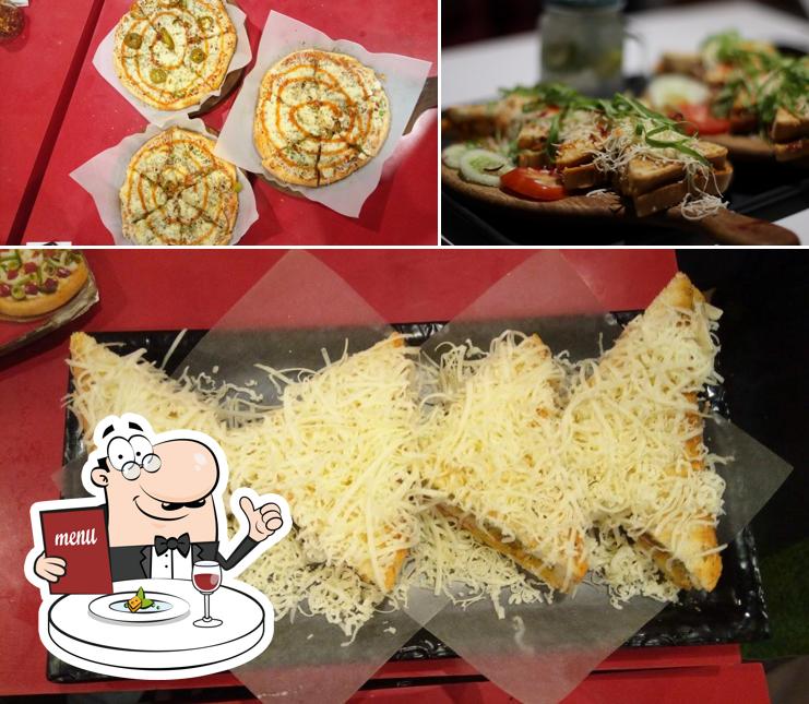 Food at The Cheesy Bond Cafe