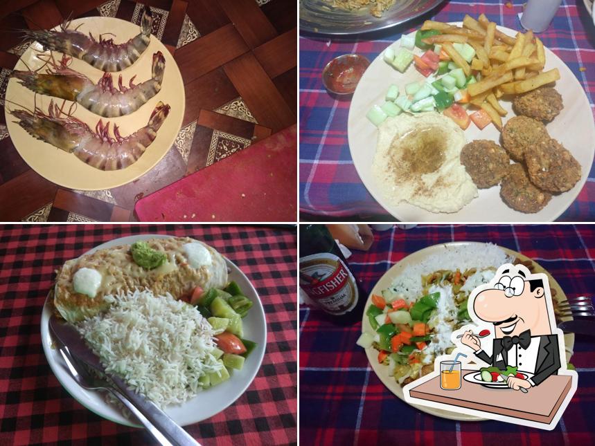 Food at Bee's Knees Cafe