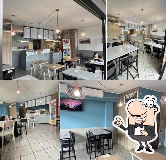 Gli interni di Pizzeria kimo