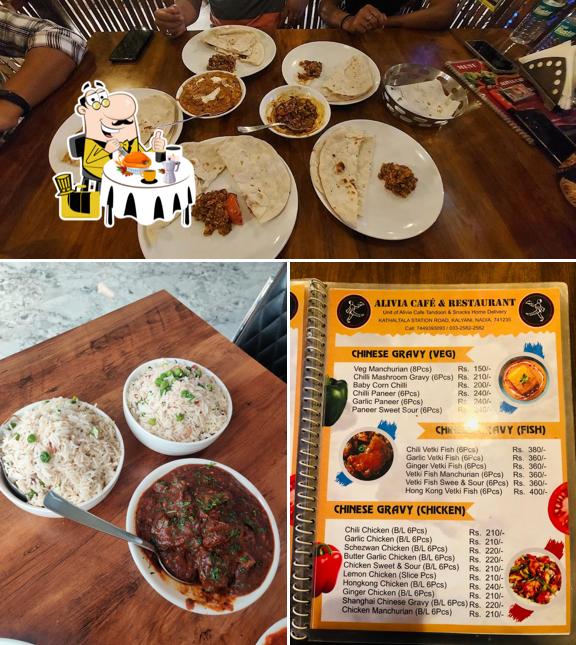 Food at New Alivia Cafe and Restaurant