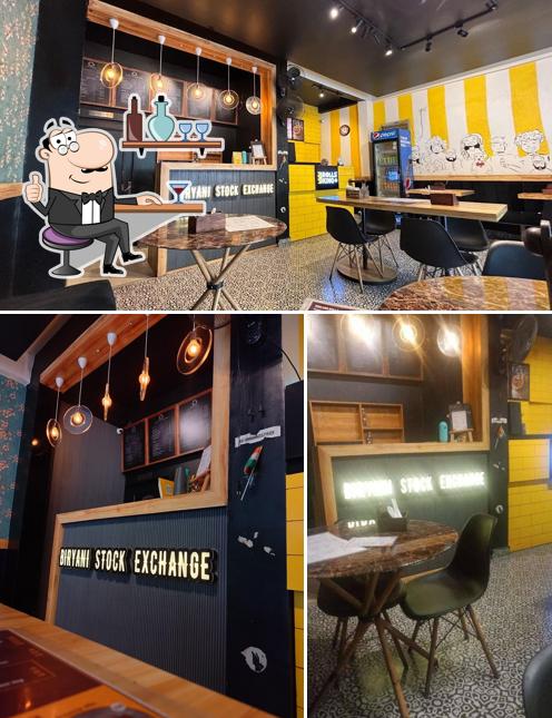 The interior of Biryani Stock Exchange