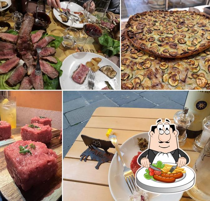 Cibo al Bisteccheria da Alan