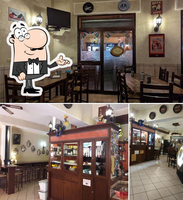 Gli interni di Osteria della Vecchia Piazza