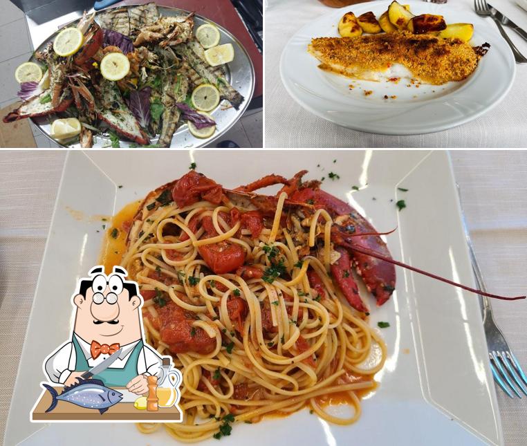 Salmone grigliato al Ristorante Pizzeria Mare & Monti