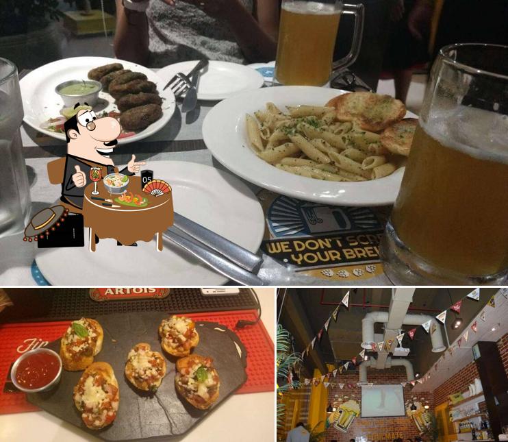 The picture of The Beer Café’s food and interior