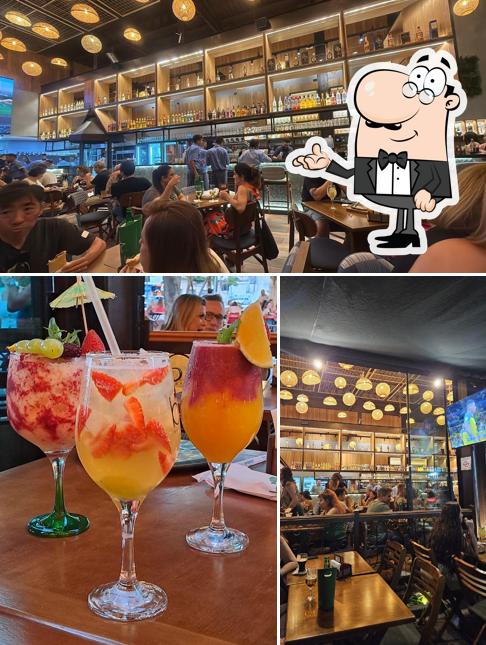 O interior do Bira Bar e Grelha