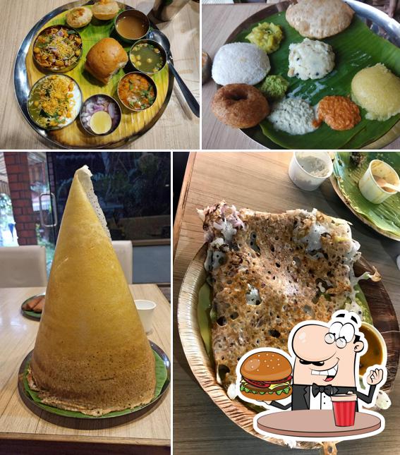 Try out a burger at Geetham Veg Restaurant Navalur